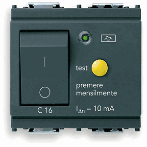 Idea Residual Current Breaker 120-230v, 50/60hz, 3000a 2 Mods, Grey - Vm16511.16