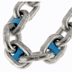 Blue Chain Markers 1/2 Inch Bag Of 8 - SPA-01.500.12b