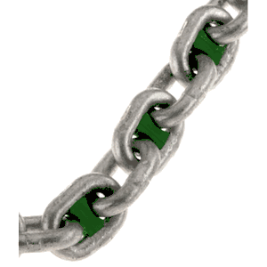 Green Chain Markers 1/2 Inch Bag Of 8 - SPA-01.500.12g