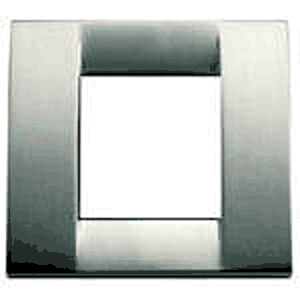 Plate: Metal, Brush Nickel, 2m Rdcd (1m Std), Square, Idea  - Vm17092.34