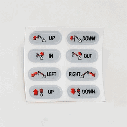 Label Set F/ Hrc1004/1006/1008 8 Crane Labels Per Set