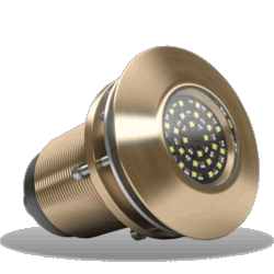 Lumishore TIX804 (Single Light) EOS RGBW Underwater Thru Hull light, UWL 12/24V 12,000Lumens 