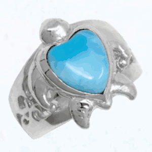 Mar Azul Wanderer Larimar Rings 11.0  - MAL141SR11