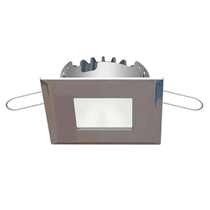 Marine Downlight - Carve PowerLED, 10-40VDC, Chrome Plated