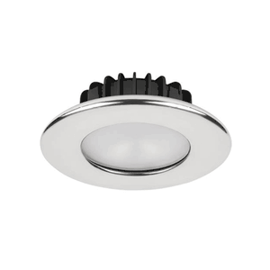 Marine Downlight-Ripple Neutral White PowerLED, 10-40VDC, Polished SS