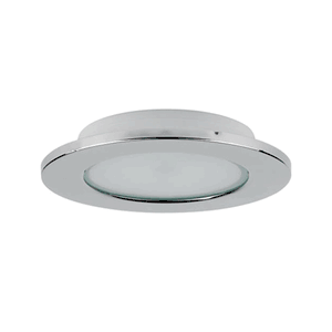 Marine Downlight - T155 Warm White PowerLED, 10-40VDC, Polished SS
