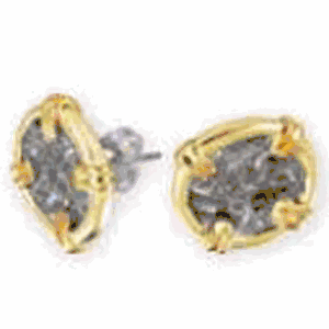 Mini Spanish Replica Coin Earrings W/14ky Frame And Prongs  - TC2CESPAMIN