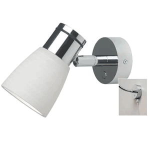 Munich, Chrome With White Glass Shade, Usb, Dim2warm - Ilpb21111905usb