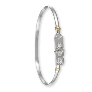 Myrtle Beach Destination Bracelet W/14k Wrap 4mm 7.0 Inch - MBC470
