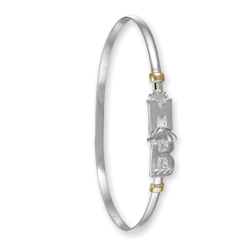 Myrtle Beach Destination Bracelet W/14k Wrap 4mm 7.5 Inch - MBC475