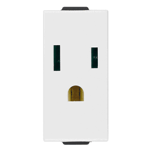 Neve Up 2p+e 15a Usa/saudi Outlet White 2p+e 15 A 127 V Outlet, Usa / Saudi Arabian White - Vm09245