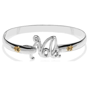 NOLA New Orleans 6mm Special Bracelet W/14k Lis Flower 8 Inch - NOLAC680