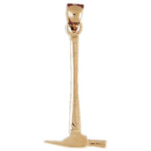 Pick Ax Gold Charm DAZ-6630