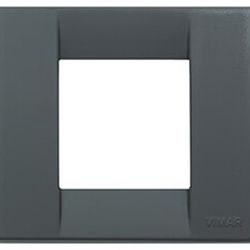 Plate: Tech, Black, 2m Rdcd (1m Std), Square, Idea  - Vm17097.16