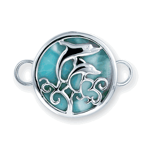 Pure Joy Larimar Clasp Sterling Silver Rhodium Plated - SCCPJL-R
