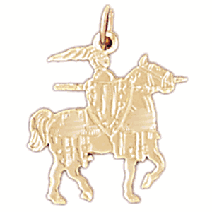 Roman Soldier Gold Charm DAZ-4828