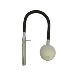 Rugen Bulkhead-mount Reading Light, Matte Chro W/black Leather, W/ Switch & Dimmer, Ww/red, 300mm - Ilpb26830017
