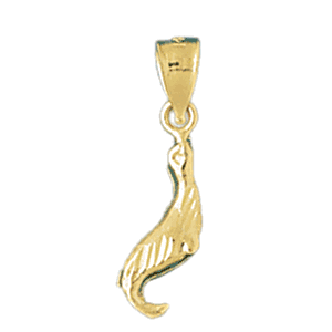 Sea Lion Gold Charm DAZ-1431