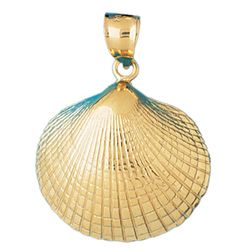 Shell Gold Charm DAZ-10