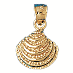 Shell Gold Charm DAZ-1069