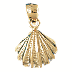 Shell Gold Charm DAZ-1070