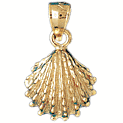 Shell Gold Charm DAZ-1071