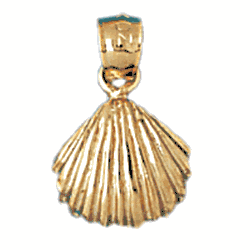 Shell Gold Charm DAZ-1072