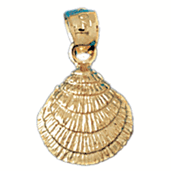 Shell Gold Charm DAZ-1073