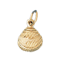 Shell Gold Charm DAZ-205