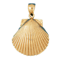 Shell Gold Charm DAZ-218