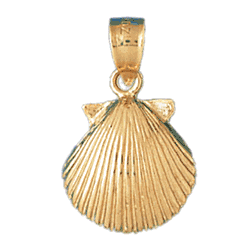 Shell Gold Charm DAZ-219