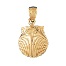 Shell Gold Charm DAZ-222