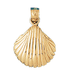 Shell Gold Charm DAZ-225