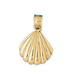 Shell Gold Charm DAZ-226