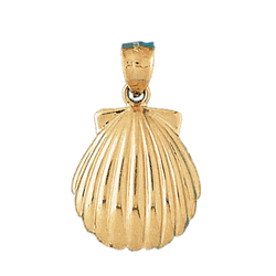 Shell Gold Charm DAZ-229