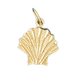 Shell Gold Charm DAZ-234