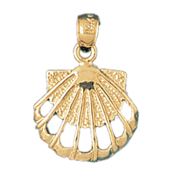 Shell Gold Charm DAZ-235