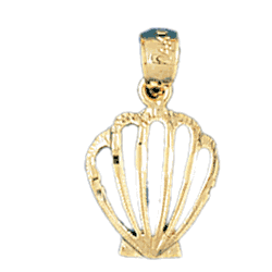 Shell Gold Charm DAZ-236