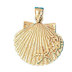 Shell Gold Charm DAZ-241
