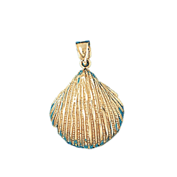 Shell Gold Charm DAZ-246
