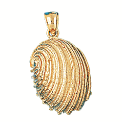 Shell Gold Charm DAZ-253