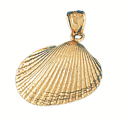 Shell Gold Charm DAZ-256
