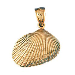 Shell Gold Charm DAZ-257