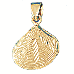 Shell Gold Charm DAZ-264