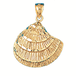 Shell Gold Charm DAZ-267