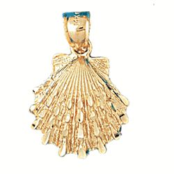 Shell Gold Charm DAZ-270