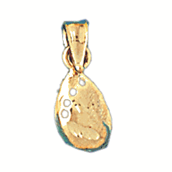 Shell Gold Charm DAZ-275