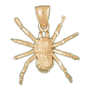 14K Gold Spider Charm-Daz-2435