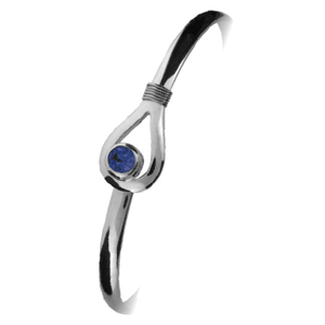 Ss 4mm Unity Imi Sept Birthstone Bracelet W/ss Wraps 6.5 Inch - S4UNYIMISEP65