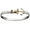 Ss 8mm Hammered Anchor Bracelet W/14ky Anchor & Wraps 7.5 Inch - C82CHAMANC75